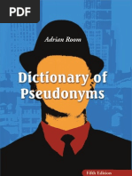 Pseudonyms