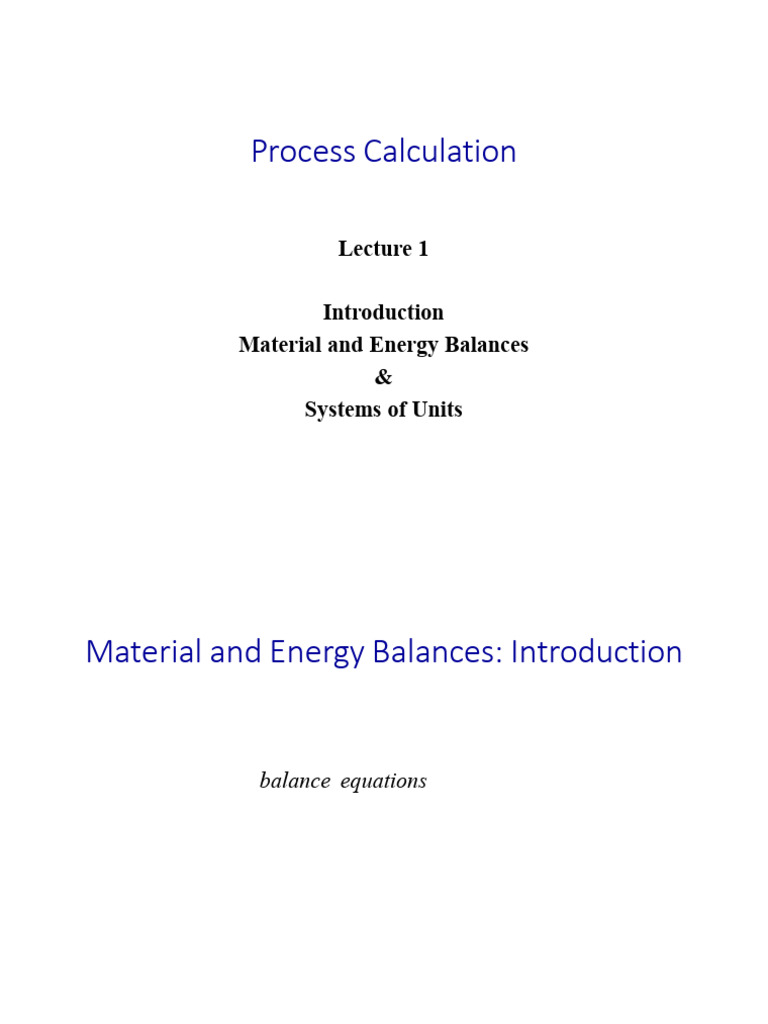 L1 Introduction | PDF | International System Of Units | Chemistry