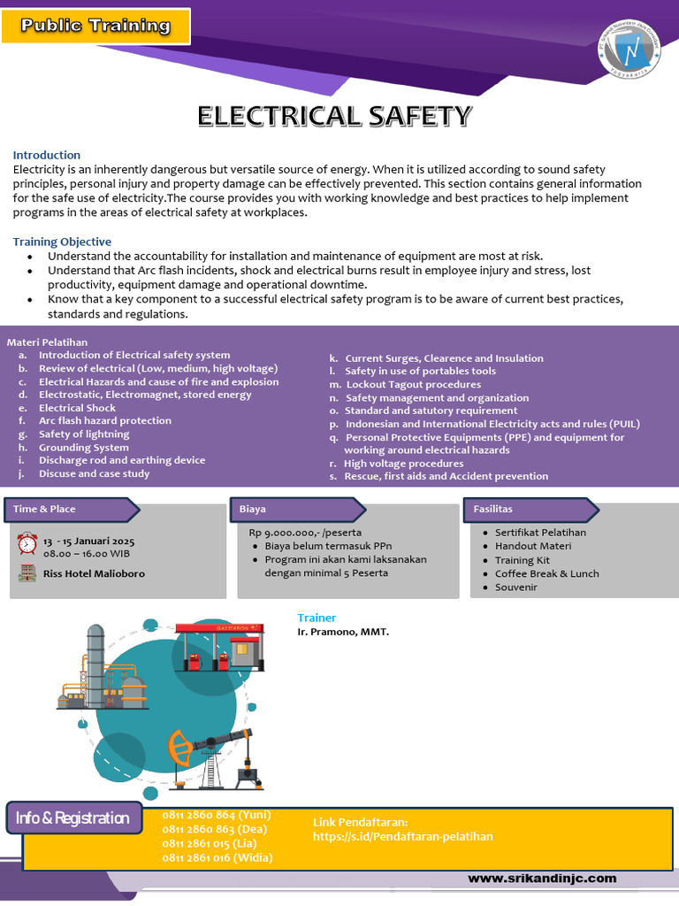 Penawaran-Electrical Safety | PDF | High Voltage | Electricity
