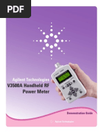 V3500a Handheld RF Power Meter Demo