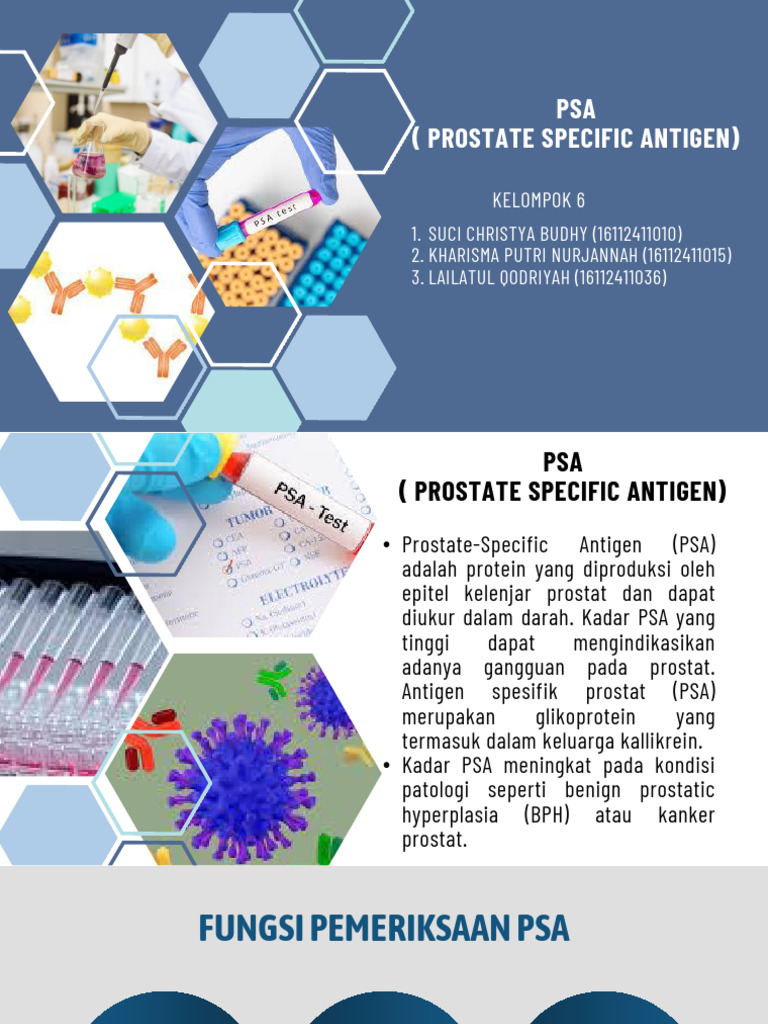 Pemeriksaan PSA: Metode dan Interpretasi | PDF