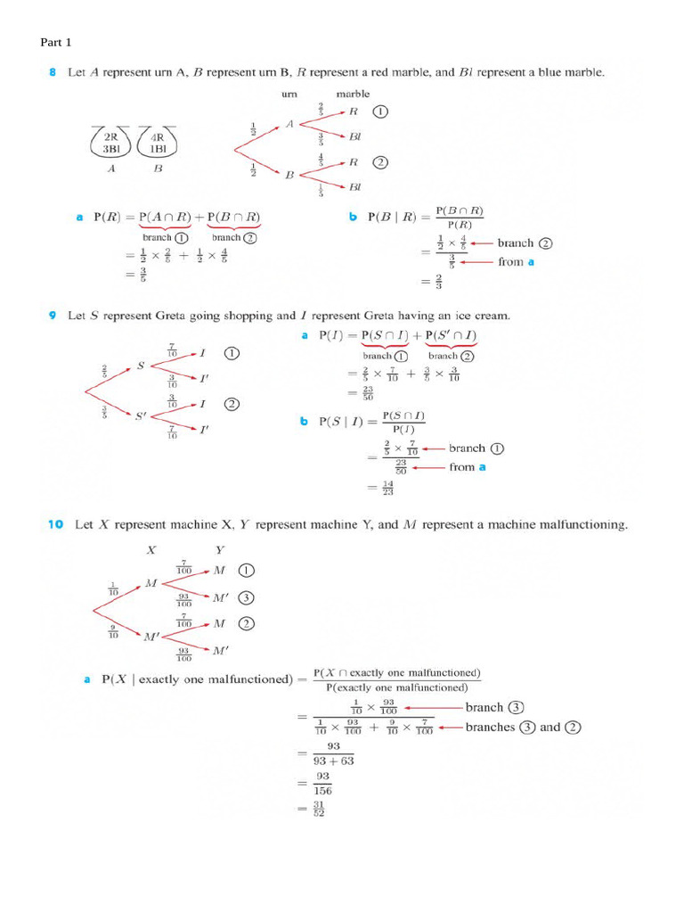 Probability Conditional and Bayes Theorem Answer | PDF
