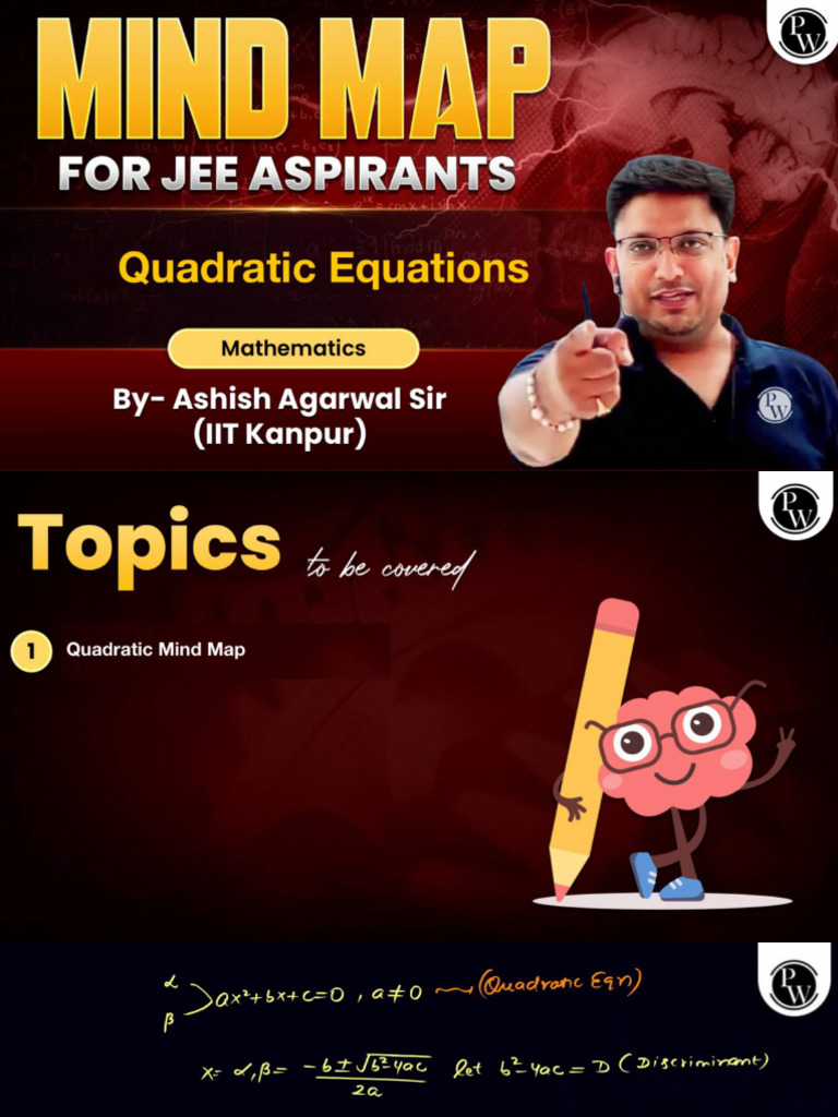 Quadratic Equations - Class Notes | PDF