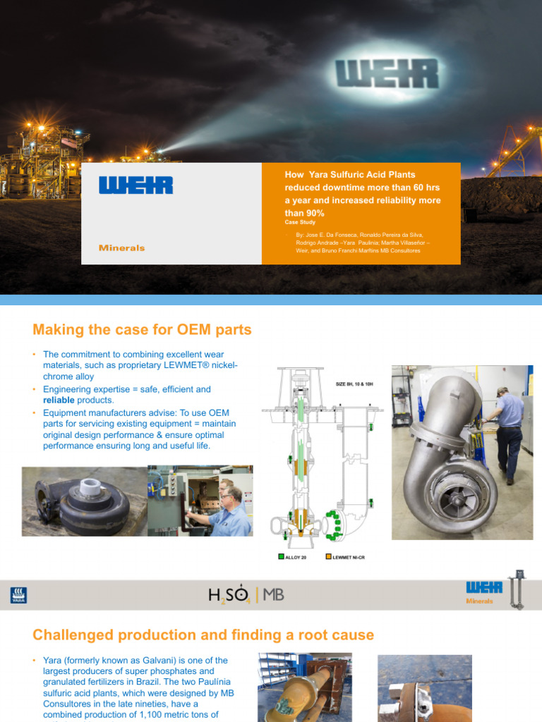 Yara Paulinia's Pump Reliability Boost | PDF | Reliability Engineering ...