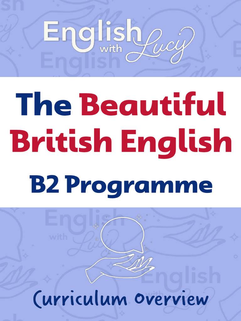 B2 English Curriculum Overview | PDF | Verb | Stress (Linguistics)