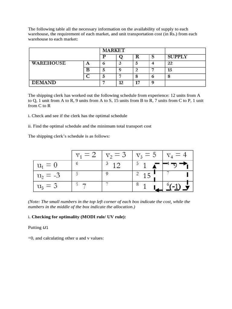 Optimal Transportation Cost Analysis | PDF