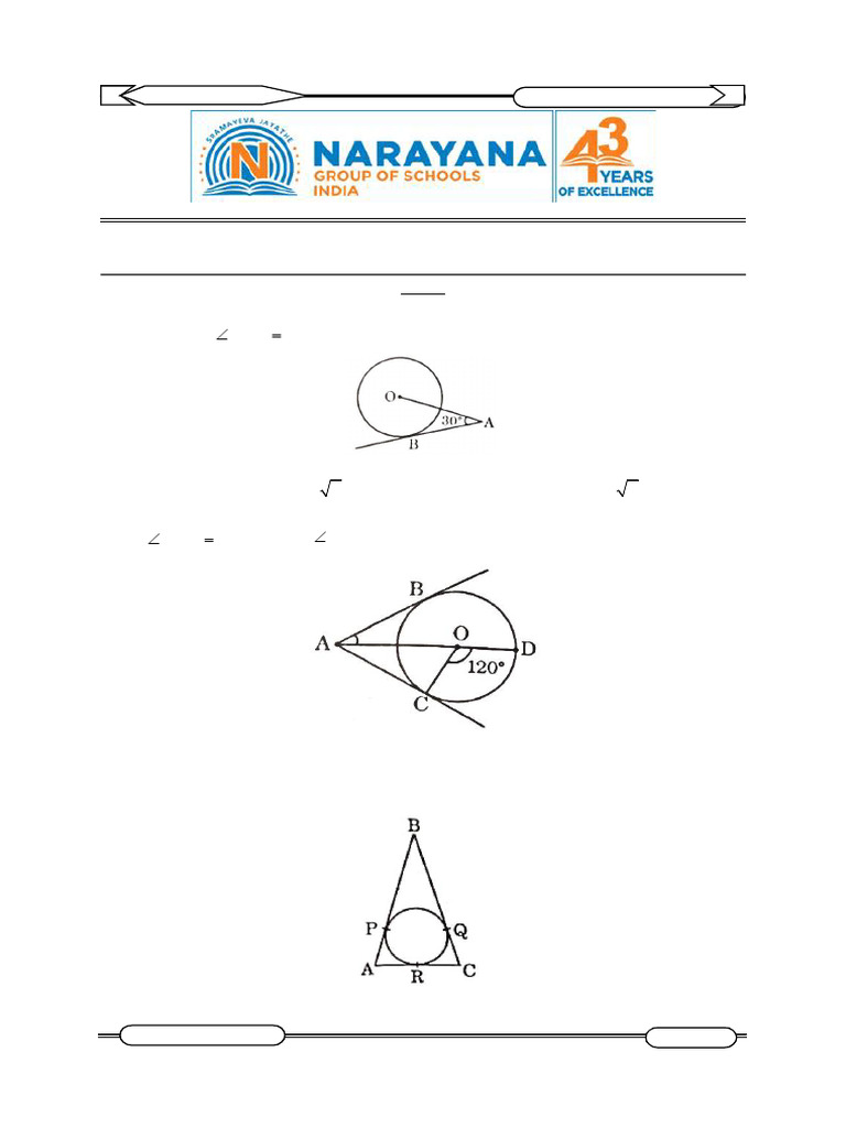 10_CIRCLES[1] | PDF | Circle | Perpendicular