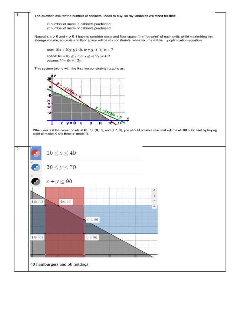 Linear Programming Answer | PDF
