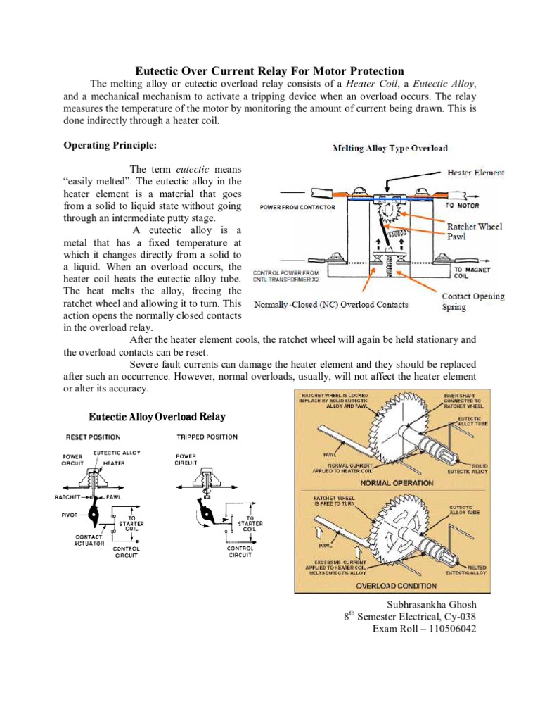 Eutectic Overload Relay PDF