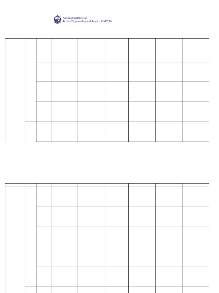 Class Routine Report 2023-2024 | PDF