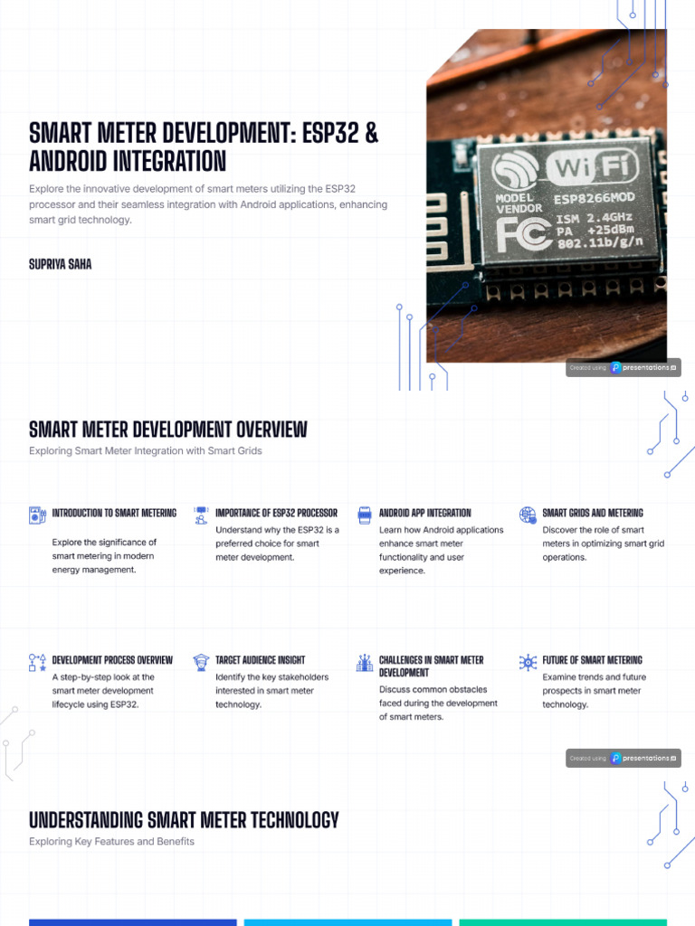 Smart Meter Development Using ESP32 Processor and Android App ...