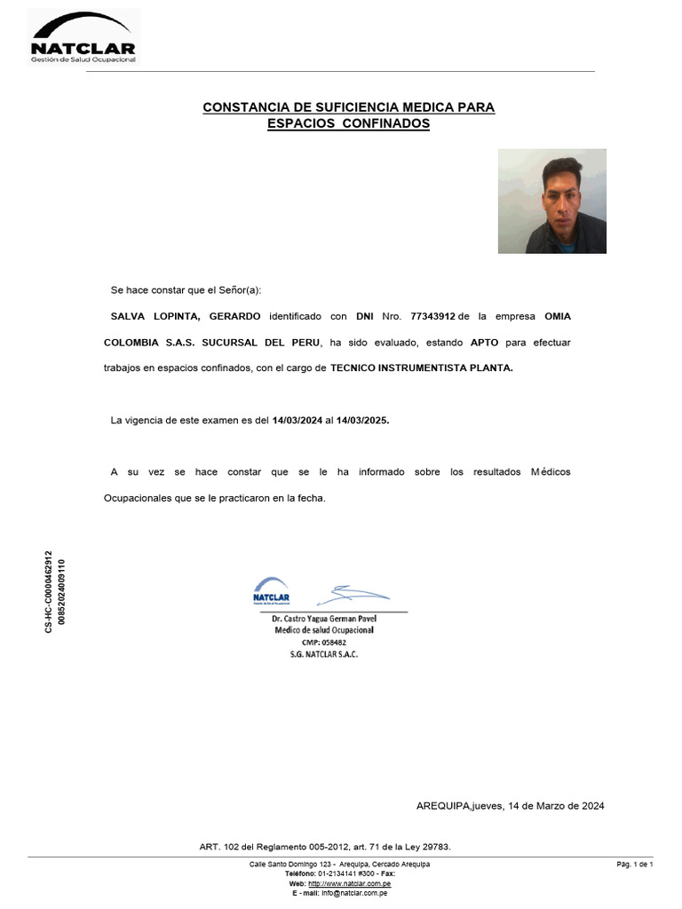 File Médico - 77343912 | PDF