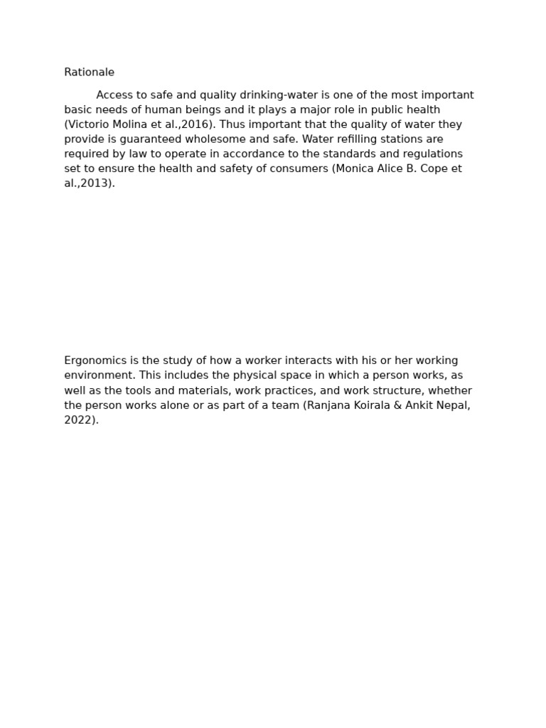 Rationale | PDF