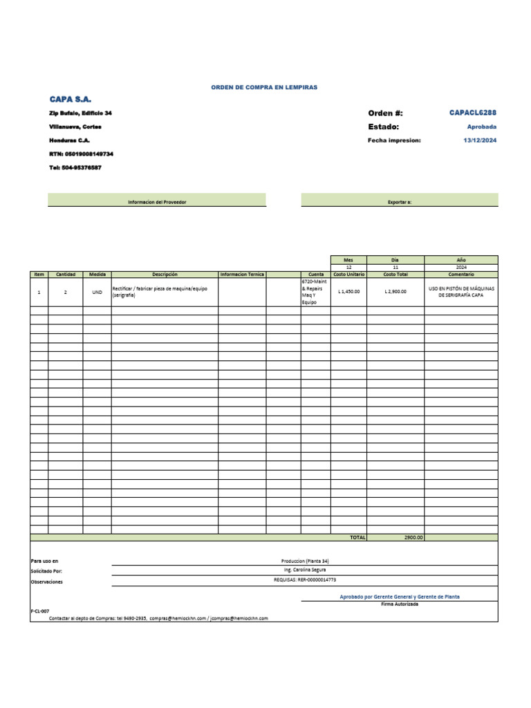 Capacl6288 Indumeca | PDF | Sector secundario de la economía | Procesos ...