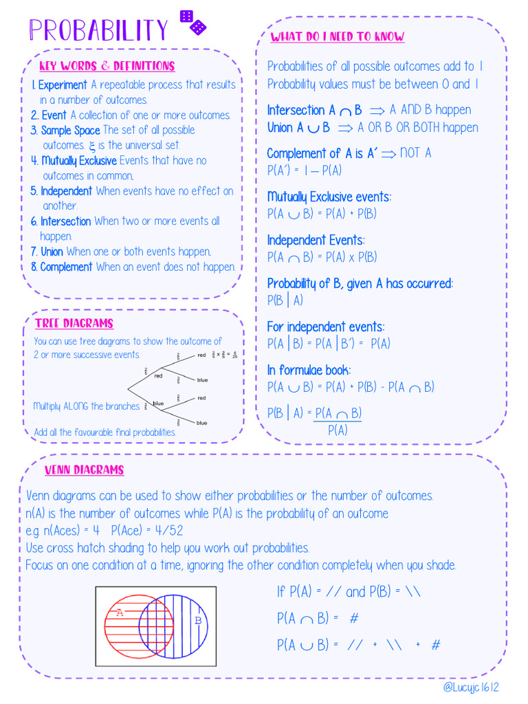 A Level Stats 6 Probability Y1 - Y2 | PDF