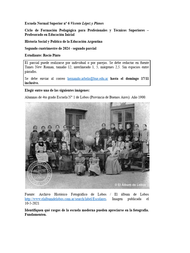 Pinto ENS N°6 - Historia Social y Política de La Educación Argentina ...