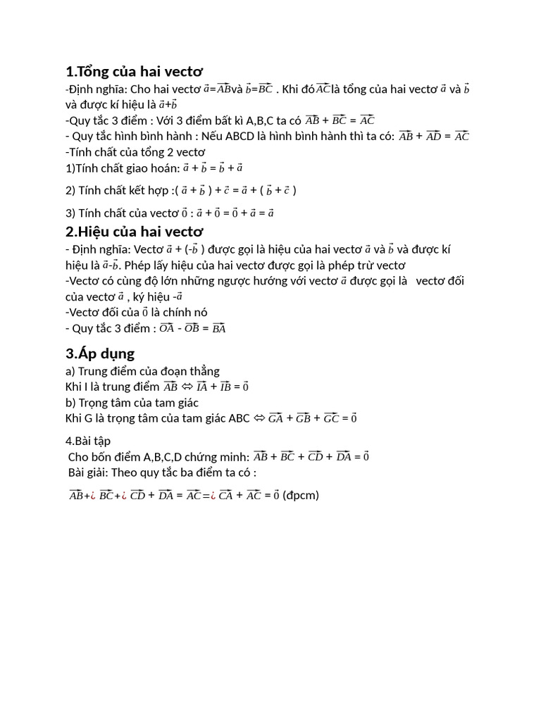 Toán 1 | PDF