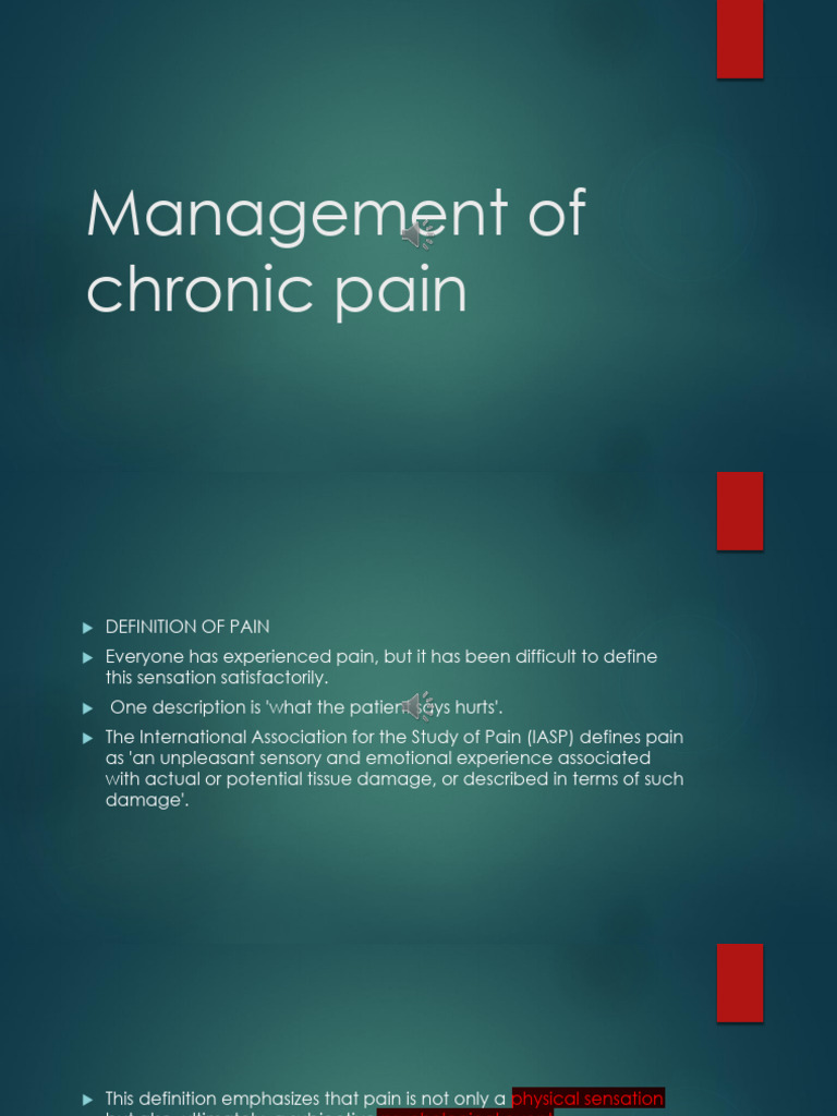 Chronic Pain Management Strategies | PDF | Analgesic | Pain