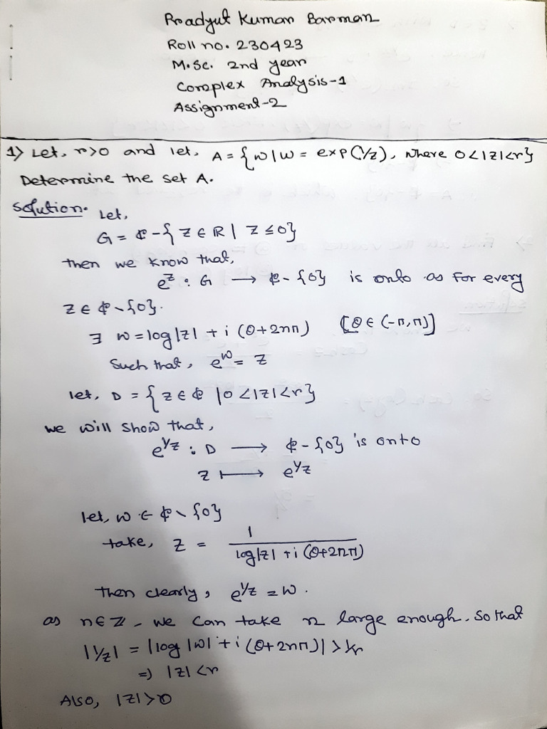 Complex Hw-2 | PDF