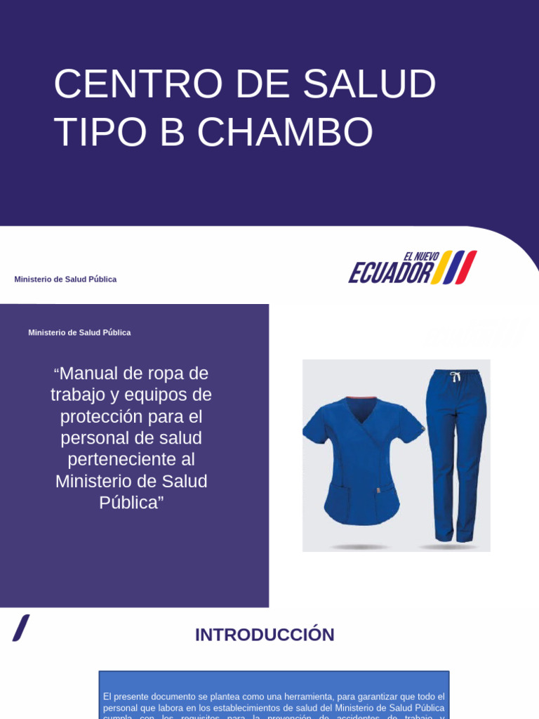 Manual Ropa de Trabajo | PDF | Ropa | Cuidado de la salud