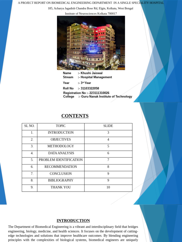 Khushi Jaiswal Project Report | PDF | Biomedical Engineering ...