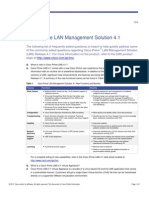 Cisco Prime LAN Management Solution 4.1: Table 1