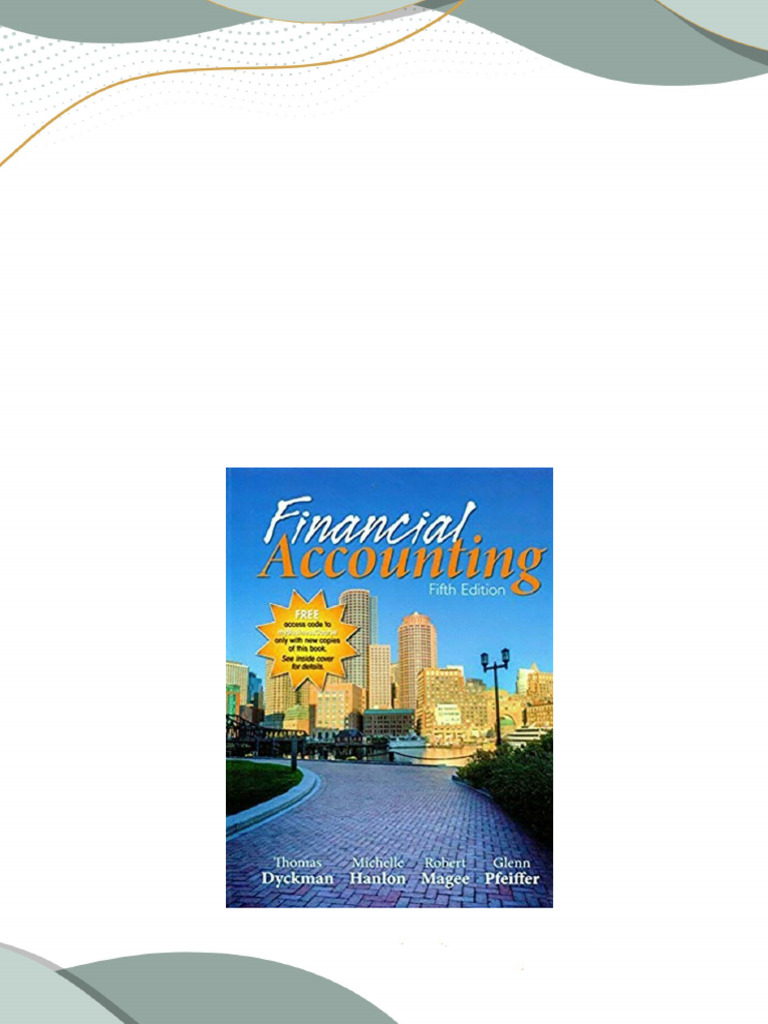 Financial Accounting 5th Edition (Ebook PDF) 2024 Scribd