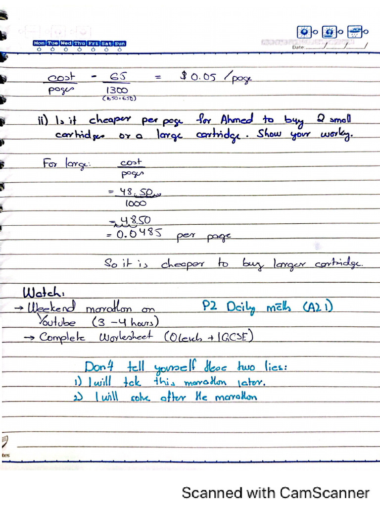Daily Maths Class Notes-Rameen Shaikh | PDF