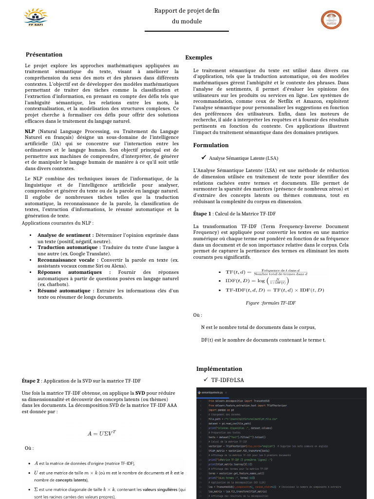 Approches mathématiques en NLP | PDF | Sciences cognitives | Informatique