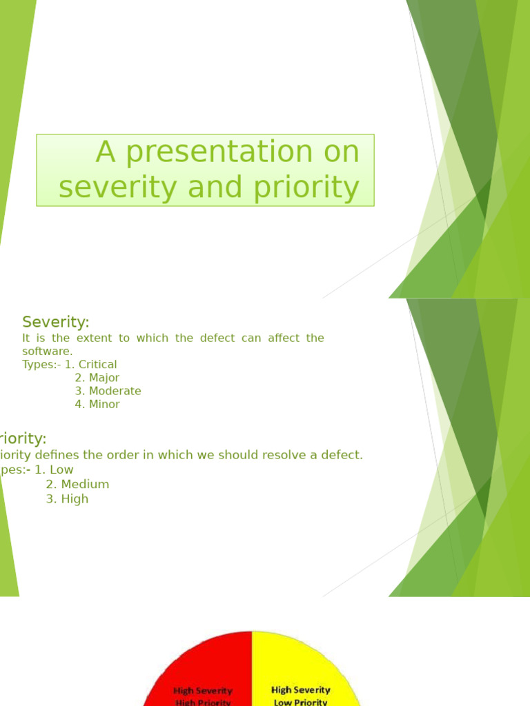Defect Severity and Priority Overview | PDF