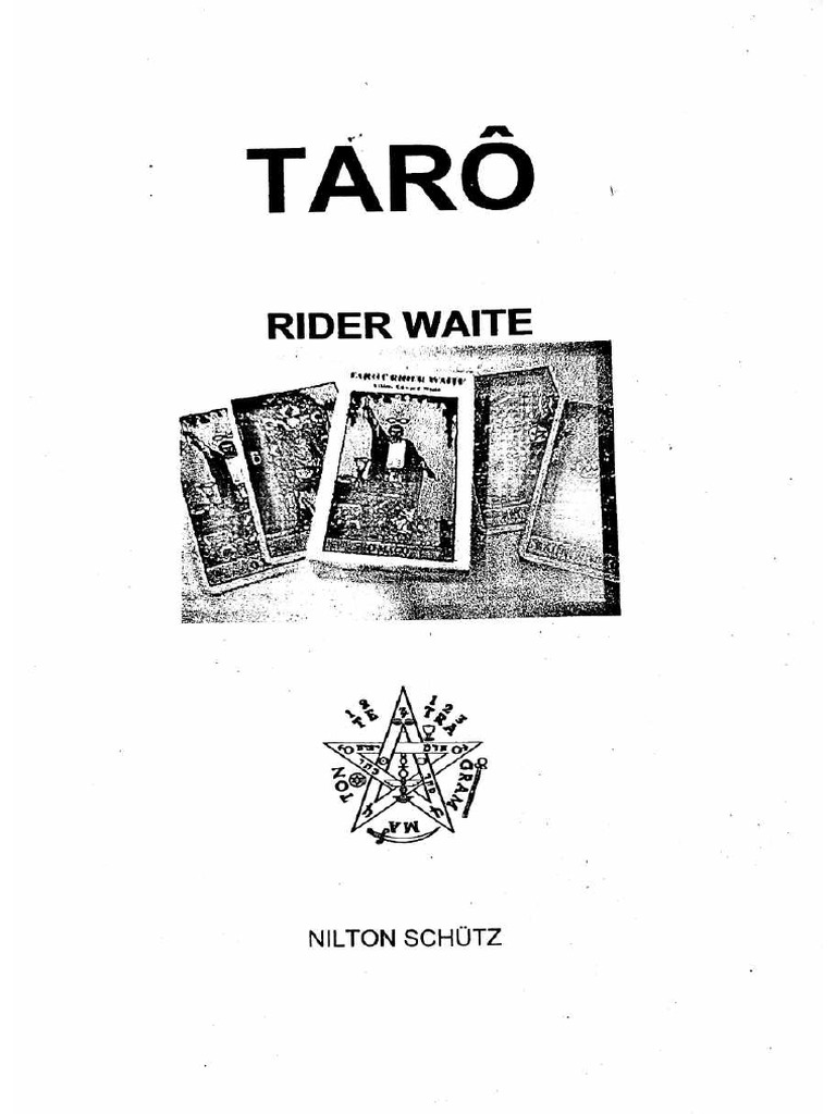 Open tarot booklet with psychological interpretations highlighted