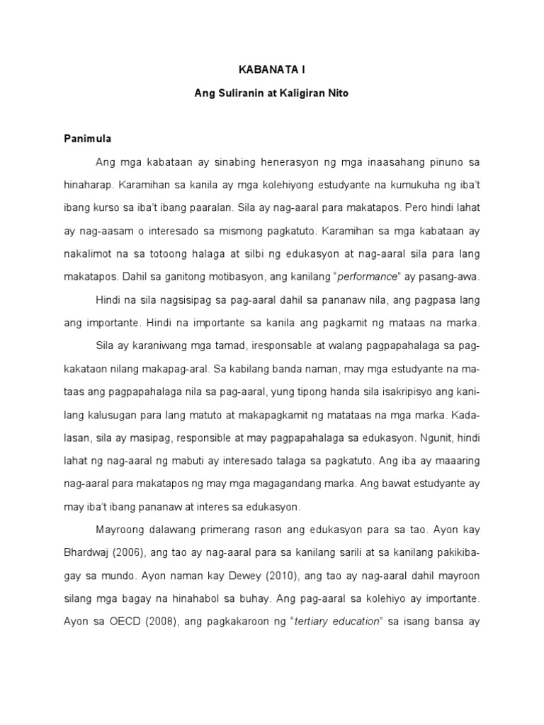 Essay on kabanata 7 picture