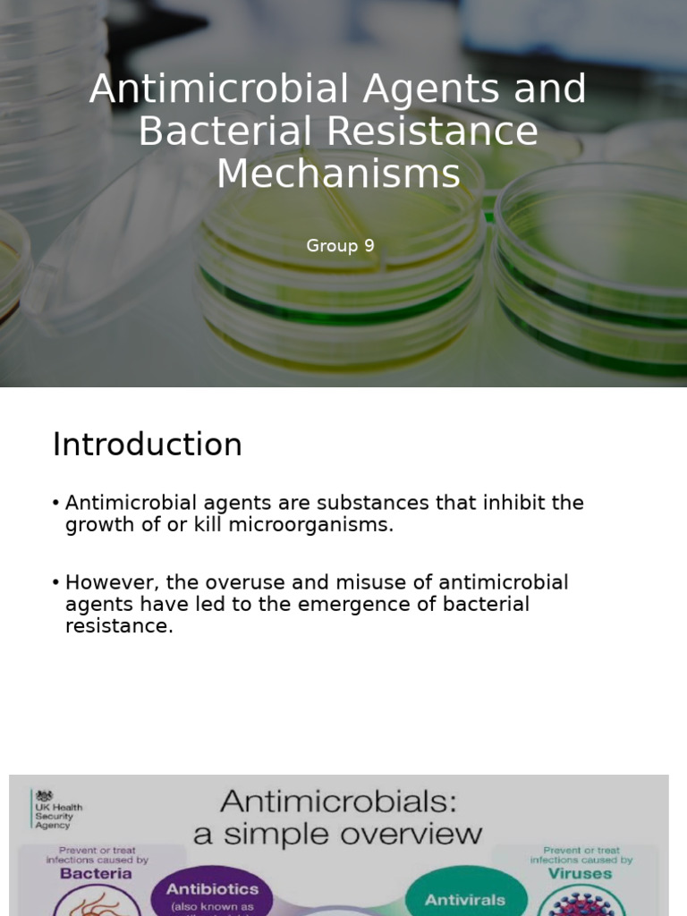 Antimicrobial Agents and Bacterial Resistance Mechanisms | PDF ...