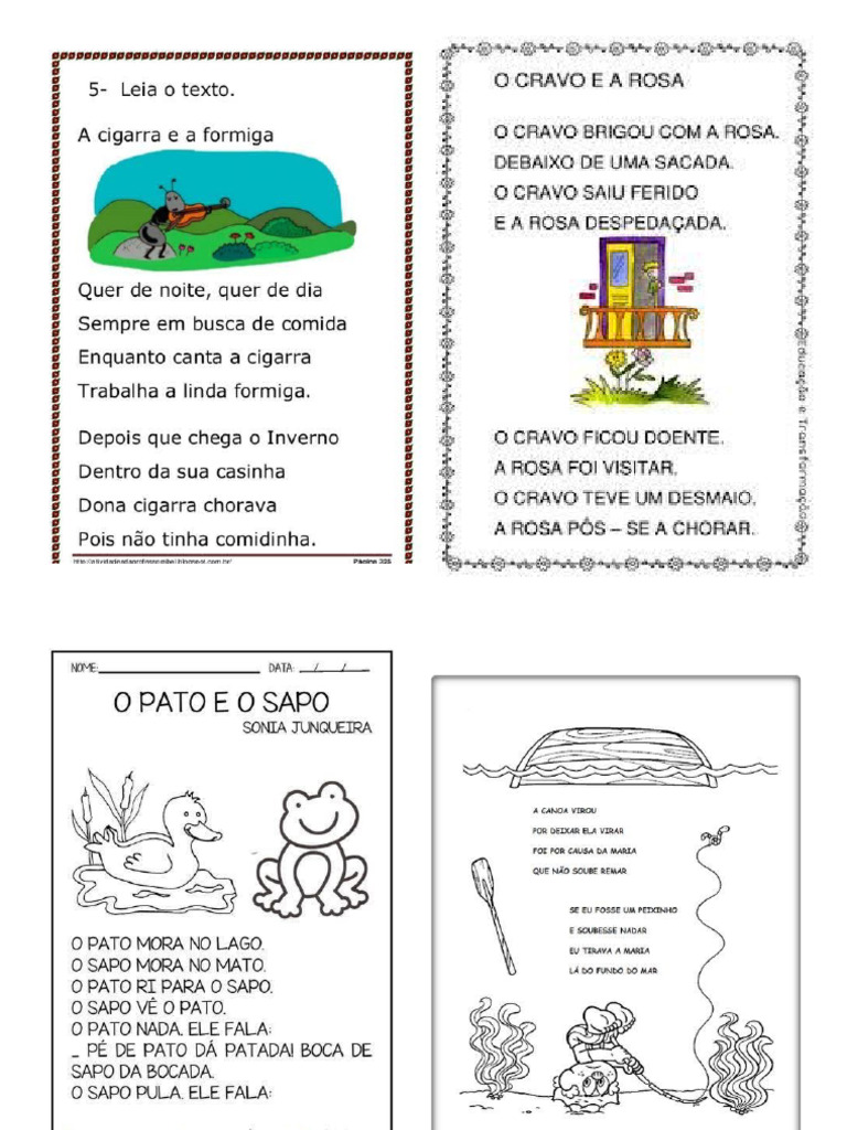 Leitura Contos Pequenos | PDF