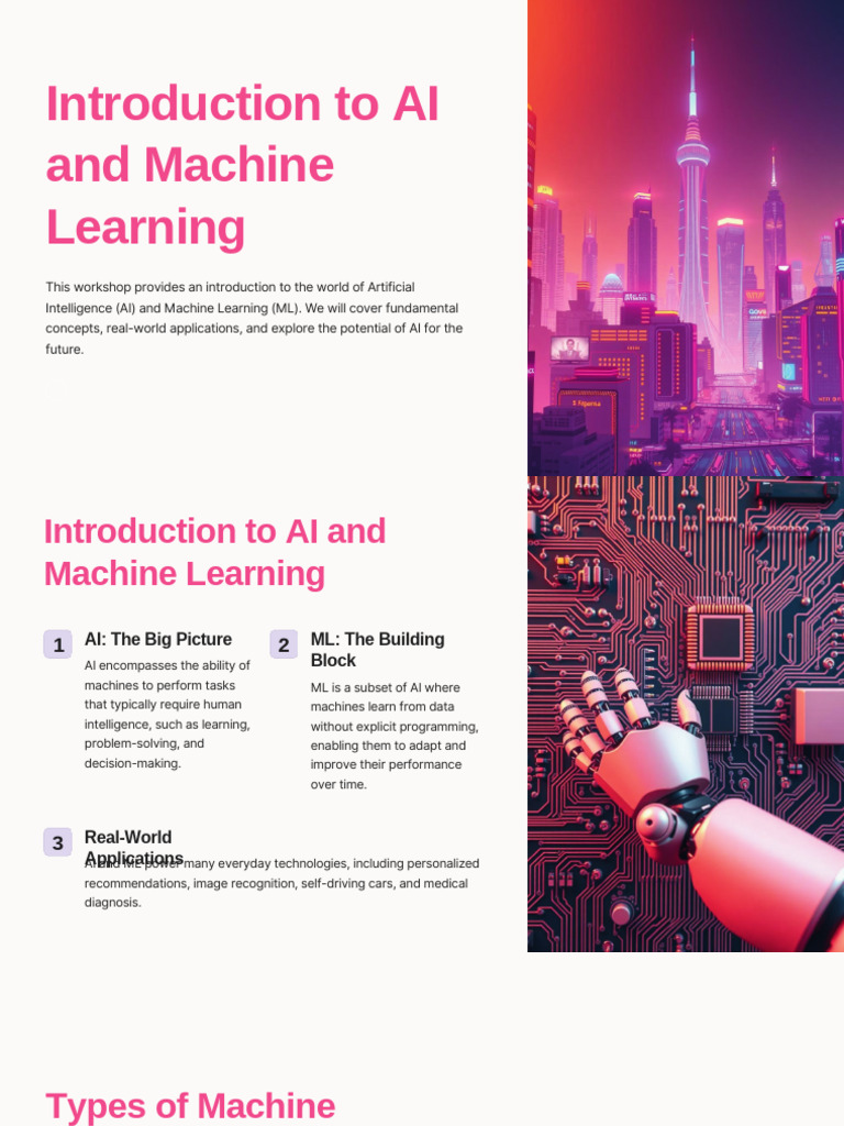 Introduction To AI and Machine Learning - PPTX - 20241231 - 193227 ...