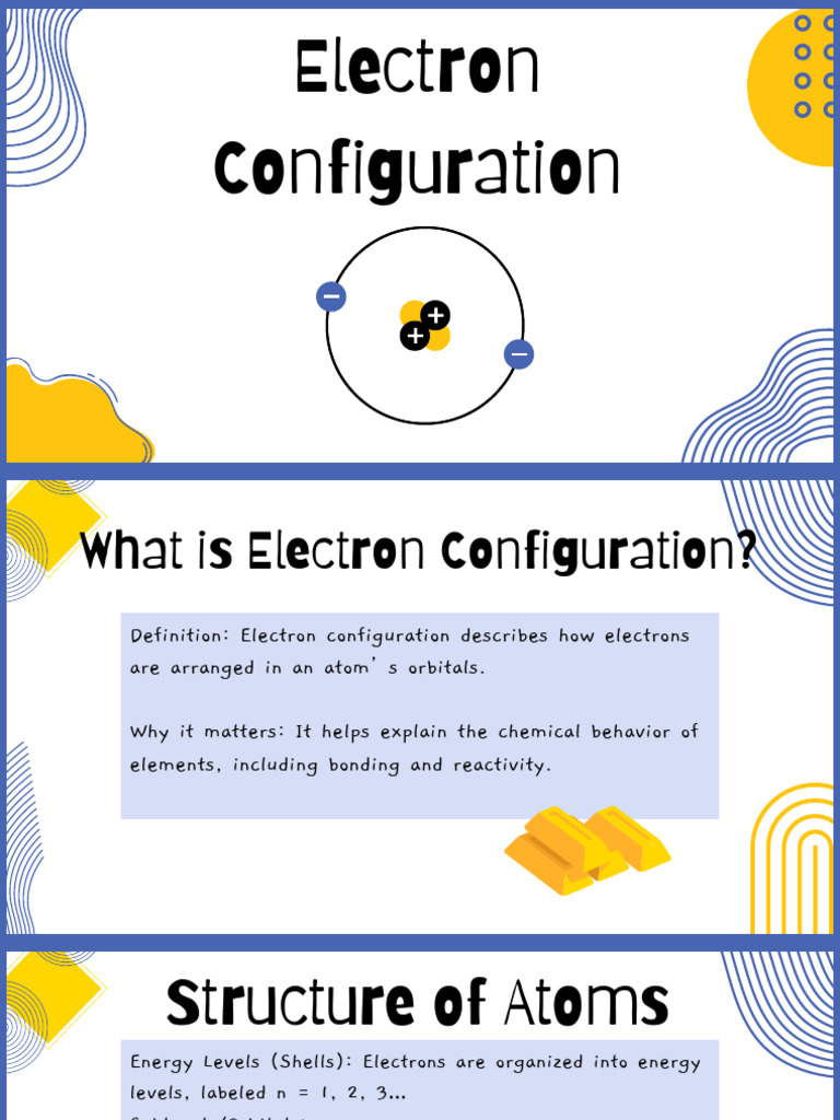 Understanding Electron Configuration Basics | PDF