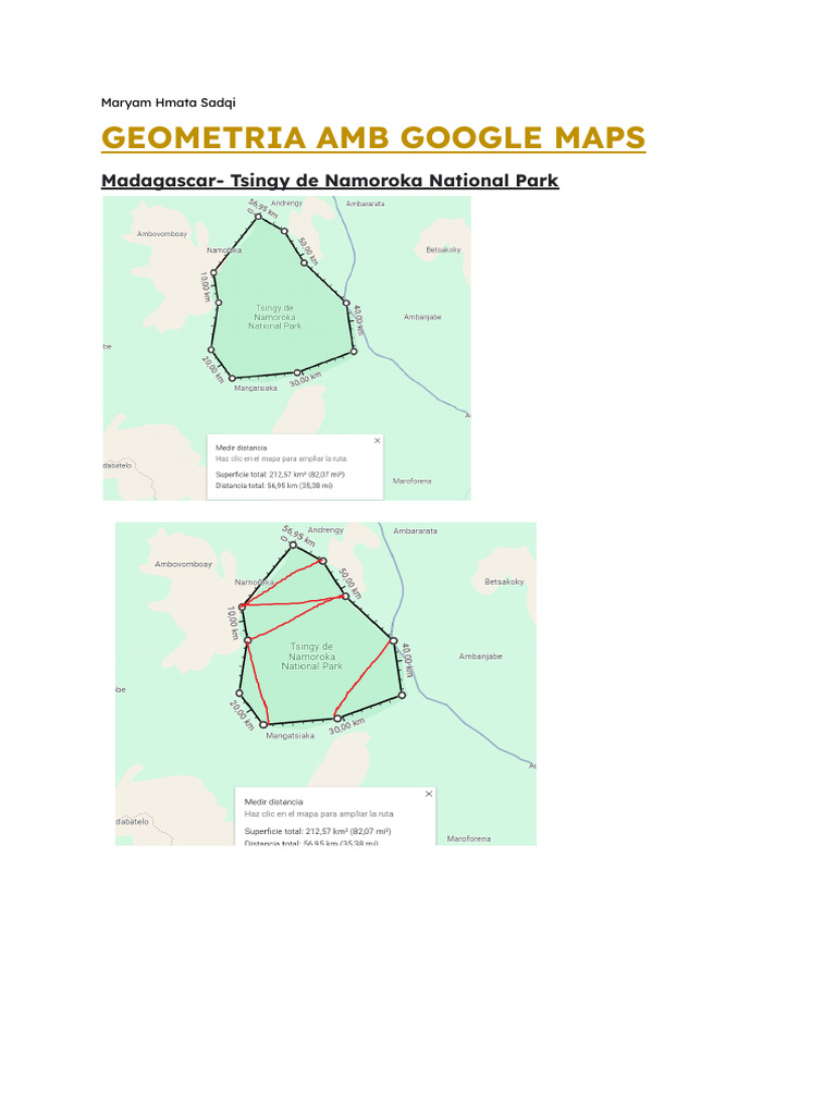 Geometria Amb Google Maps | PDF