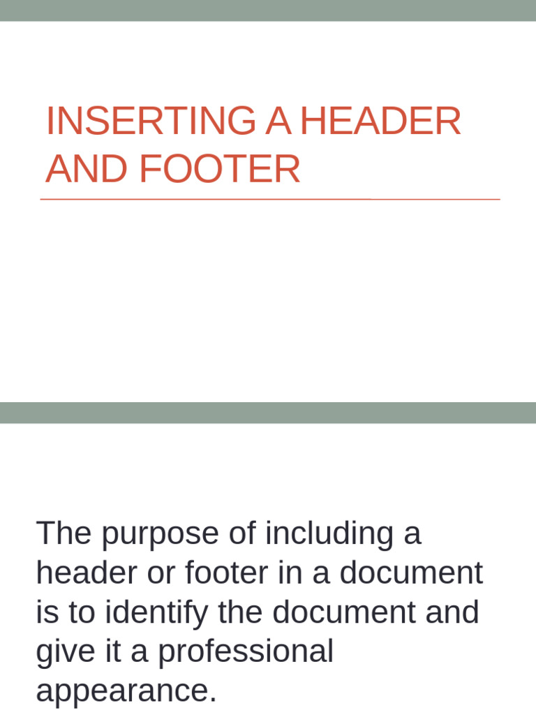 Lesson-8-Inserting-a-header-and-footer | PDF | Microsoft Word | Software