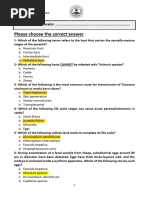 Fluid and Electrolyte Balance MCQs | PDF | Angiotensin | Kidney