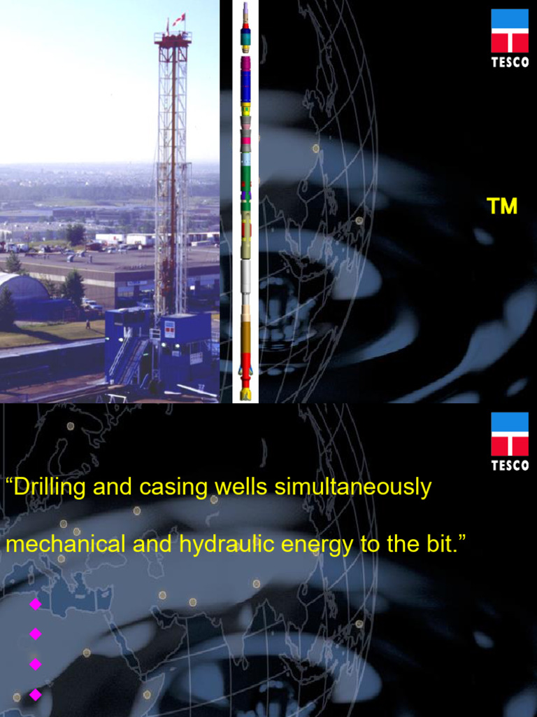 Casing Drilling by TESCO | PDF | Casing (Borehole) | Oil Well