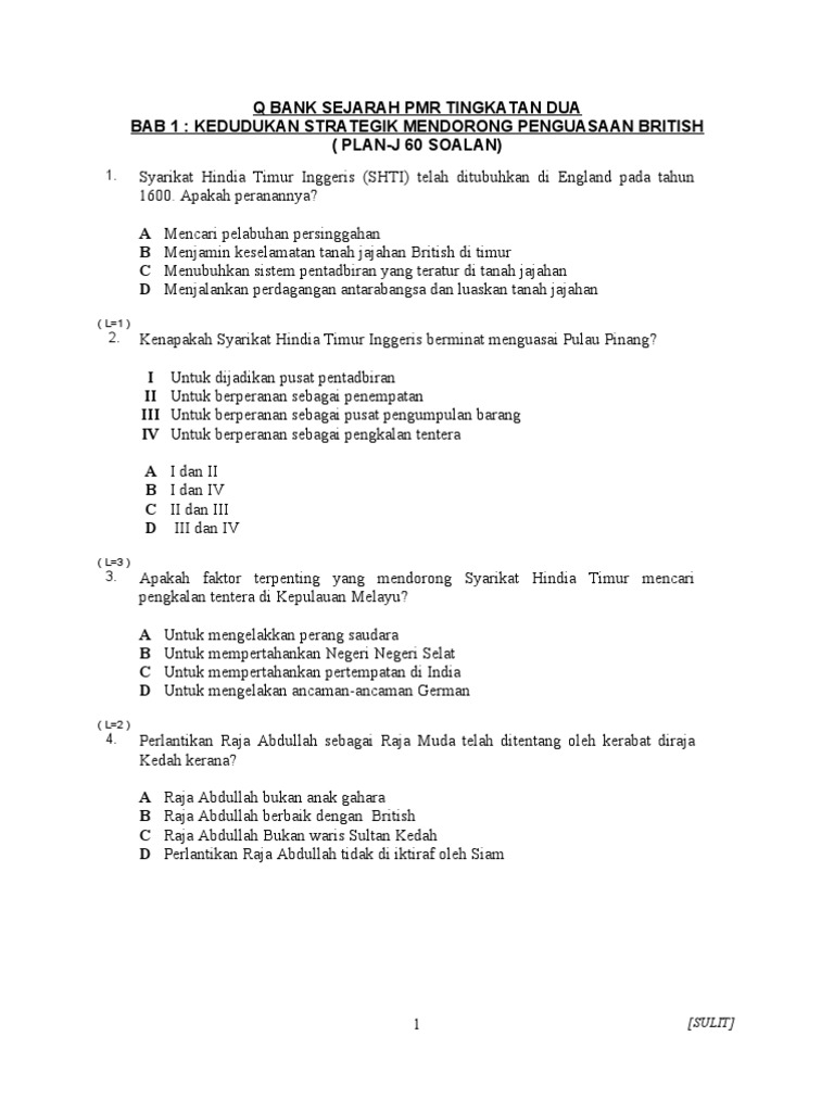 Modul Sej Ting 2 Pdf