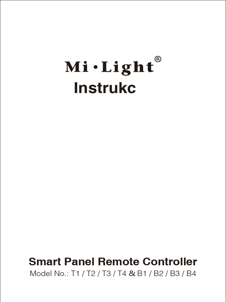 Instrukc: Smart Panel Remote Controller | PDF