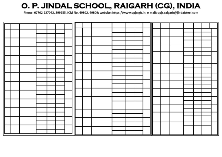 Seating Plan For Classes VI To VIII (30122024) - 241229 - 121829 | PDF