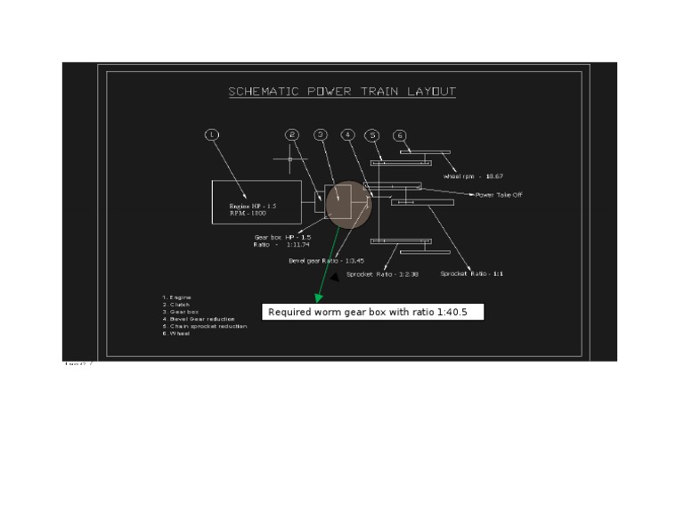 Power Train Layout | PDF
