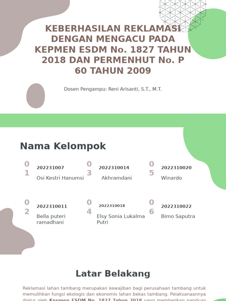 Reklamasi | PDF