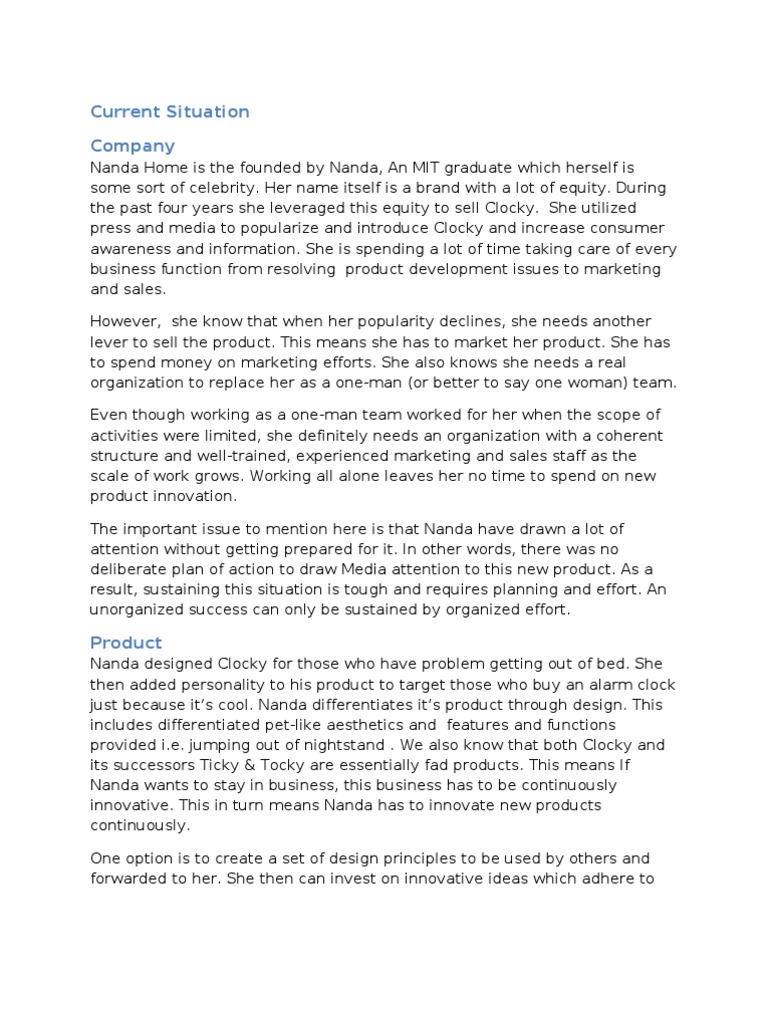 Case study analysis sample pdf picture