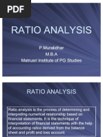 Ratio Analysis