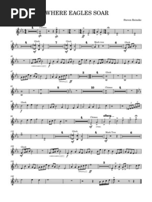Where Eagles Soar - Steven Reineke | PDF | Drumming | Percussion