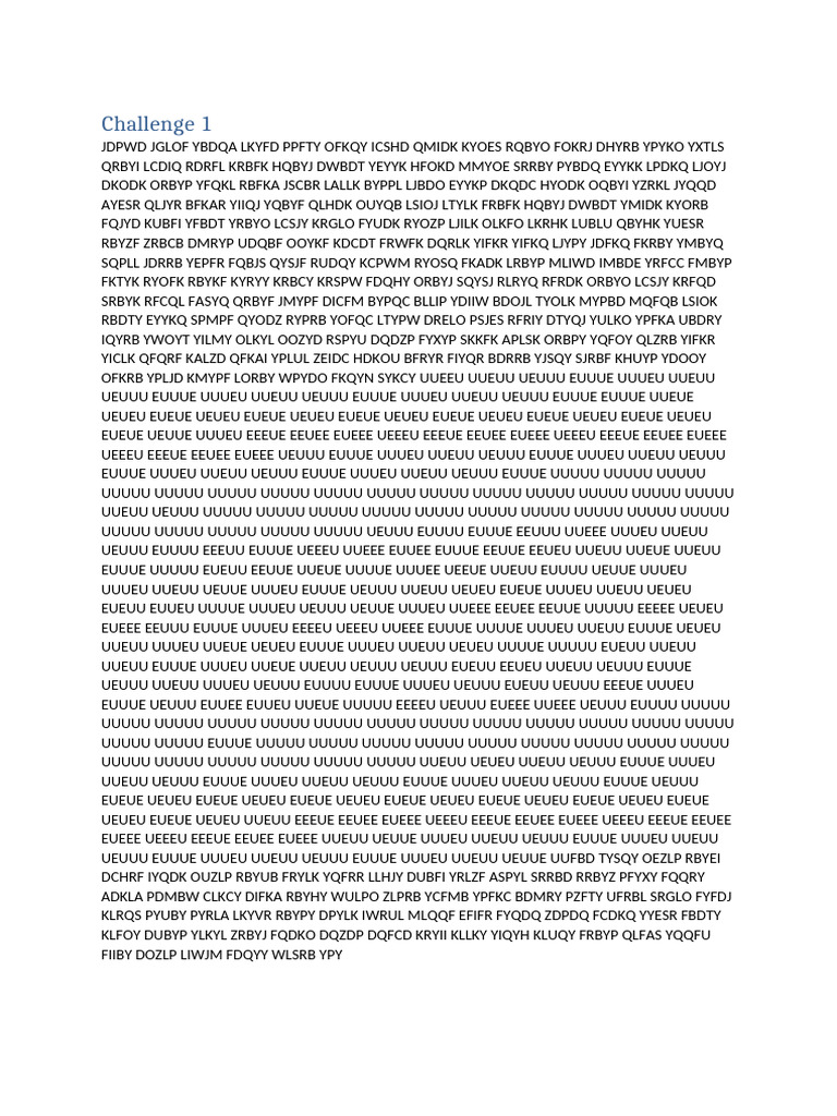Document Challenges Overview | PDF | Computer Data | Text