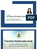 Tranfusi Darah Pada Anak